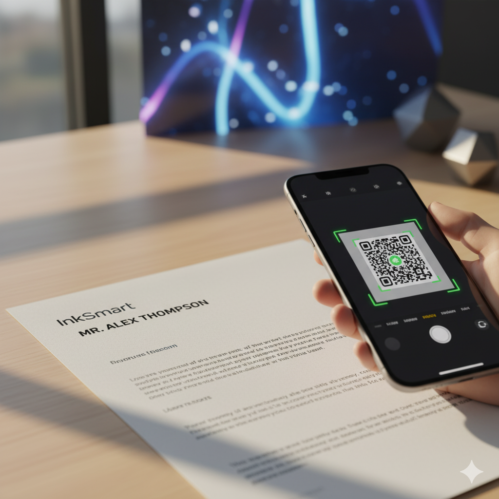 Personalized direct mail marketing with QR code integration showing how it boosts ROI in 2025.